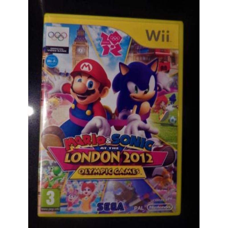 Wii Mario WII games Super Paper Mario & Sonic London Olympic