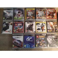 Perfect werkende PS3 500gb / go met 15 spellen en assecoires
