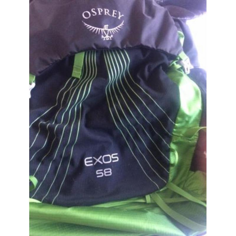 Rugzak Osprey 58L Zwart-Groen