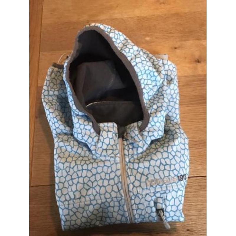 Stoere blauwe meisjes softshell Didriksons maat 140