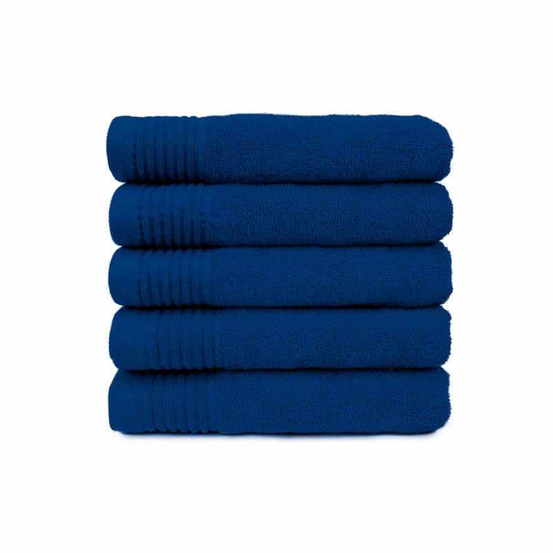 The One Handdoek 450 gram 50x100 cm Royal Blue (5 stuks)