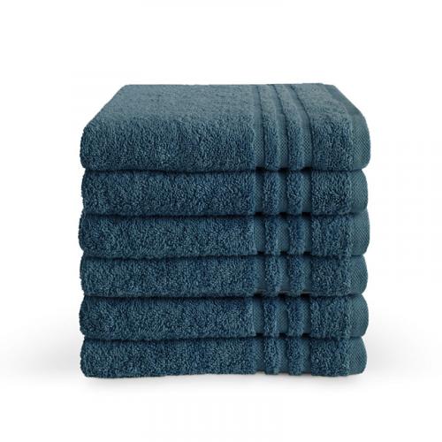 Byrklund Handdoek 50x100 cm 500gram Donkerblauw - 6 stuks