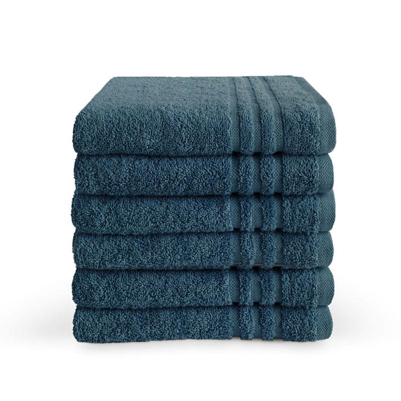 Byrklund Handdoek 50x100 cm 500gram Donkerblauw - 6 stuks