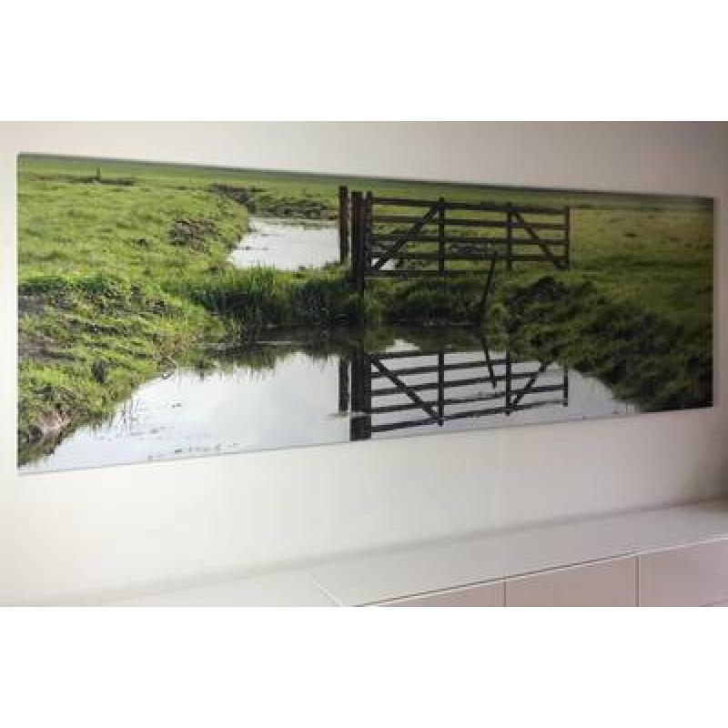 Foto verlijmd achter acrylaat 26x32 cm